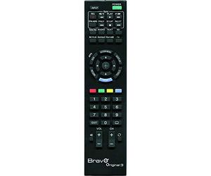Bravo TC-Original-3 Télécommande pré-programmée pour TV Sony Noire
