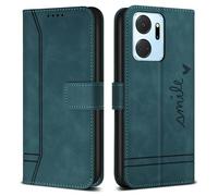 Bravoday Coque pour Honor X7a / Honor X7a, Etui Cuir avec Magnetique, Flip Pochette Housse pour Honor X7a / Honor X7a, Vert