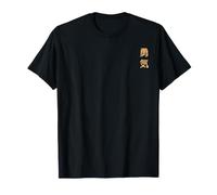 Bravoure, Courage. avec des kanjis Japonais. T-Shirt