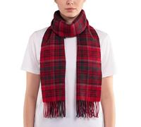 Braw Clans Tartans Écharpe - Grant Modern Tartans - 100 % laine d'agneau - Foulards larges - 24 x 180 cm - Fabriqué en Écosse, Grant Modern, XL