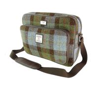 BRAW CLANS TARTANS Harris Tweed Sac à bandoulière en différents tartan - Grand sac élégant pour homme et femme Design spacieux et adapté aux ordinateurs portables., Macleod