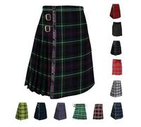 BRAW CLANS TARTANS Kilt écossais traditionnel pour homme - Longueur : 61 cm, Mackenzie, 50