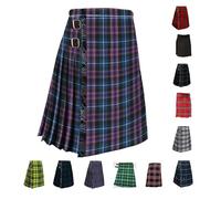 BRAW CLANS TARTANS Kilt écossais traditionnel pour homme - Longueur : 61 cm, Pride of Scotland, 46