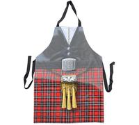 BRAW CLANS TARTANS Tablier écossais Piper - Tablier fantaisie pour barbecue et cuisine avec motif tartan Kilt - Tablier de cuisine, Scottish Piper, taille unique