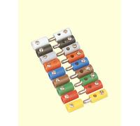 BRAWA 3042 Manchons Ronds 2,5 mm Rouge Lot de 10 NEU