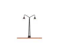 BRAWA 83011 Échelle N Lampadaire À Treillis À Deux Lumières À LED Haut De 70 Mm