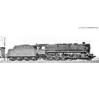 BRAWA H0 70050 - Locomotive de Train Marchandises Br 44 Dr,Ep. III,Digital Très