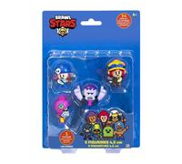 Brawl Stars - 5 Figurines 4. 5 Cm - Team C - Lansay