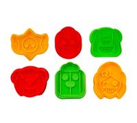 Brawl Stars - Lot de 6 tampons emporte-pièces silicone pour cookies - CineReplic