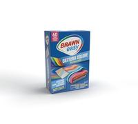 Brawn Feuilles Capture Couleur Brawn Easy - Pour tous les types de linge - Pour linge mixtes et blancs - Absorbe toutes les couleurs dispersées - Format : 60 chiffons