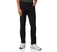 BRAX Cadiz Pantalon Coupe Droite en Satin de Coton Stretch Bleu Nuit, Perma Black., 34W / 36L