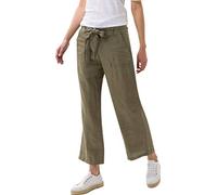 Brax Maine S Linen Love Pantalon, Vert (Khaki 32), W31/L32 (Taille Fabricant: 40) Femme