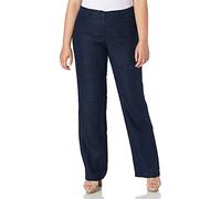 BRAX Style Farina Leinen Pantalons, Bleu Marine, 34W x 32L Femme