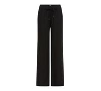 Brax Style.Farina Pure Linen Quality Pantalons, 02 Black, 34W x 34L Femme