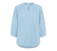 Brax Style Velia Cotton Embroidery Blouse, 27 Vintage Blue, 44 Femmes