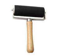 Brayer à rouleaux en caoutchouc pour applications, 10cm | Roulement fluide avec poignée confortable pour un efficace dans les projets d ' estampage de peinture