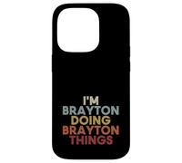 Brayton Name Brayton Personalized Name First Given Coque pour iPhone 14 Pro