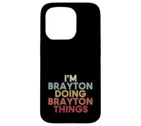 Brayton Name Brayton Personalized Name First Given Coque pour iPhone 15 Pro