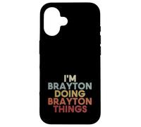 Brayton Name Brayton Personalized Name First Given Coque pour iPhone 16
