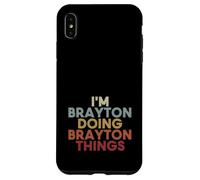 Brayton Name Brayton Personalized Name First Given Coque pour iPhone XS Max