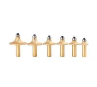 Brazed Diamond Router Bits for Granite Marble Router Profiling Cutting Stone Edge Engraving Tools 1Pcs(6PCS)