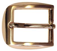 Brazil Lederwaren Boucle de ceinture 2,5 cm | Buckle Boucle de ceinture 25mm Massif | Boucle ardillon | Ceinture interchangeable jusqu'à 2.5cm | Or rose