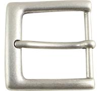 Brazil Lederwaren Boucle de ceinture 4,0 cm | Buckle Boucle de ceinture 40mm Massif | Boucle ardillon | Ceinture interchangeable jusqu'à 4cm | Vieil argent