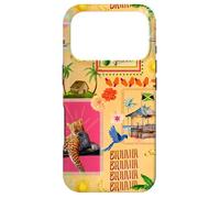 Brazil Vibes Brazilian Pride Tropical Coque pour iPhone 17 Pro