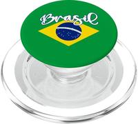Brazilian Flag Colors Design. National Brazil/Brasil PopSockets PopGrip pour MagSafe