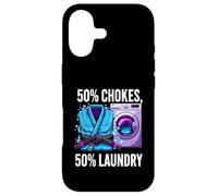 Brazilian Jiu Jitsu 50% Chokes 50% Laundry BJJ Coque pour iPhone 17
