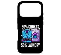 Brazilian Jiu Jitsu 50% Chokes 50% Laundry BJJ Coque pour iPhone 17 Pro