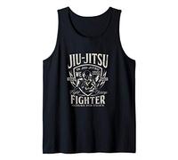 Brazilian Jiu Jitsu Fighter Débardeur Homme Noir S MMA BJJ T Shirt grappling martial artist gift Débardeur