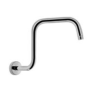Brazo Extensor De Ducha Support de douche 13 pouces avec Extension pomme à montage au plafond, bras pluie, adaptateur tête pulvérisation bain, accessoires(Silver)