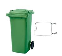 BRB Poubelle MGB 120 litres, avec anneau de serrage pour sacs poubelles, vert