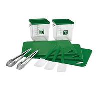 BRB Set de cuisine pratique pour la préparation et le stockage des aliments et des aliments (vert)