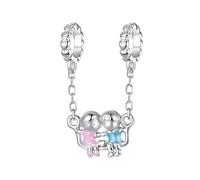 BRBRB Pendentif charm en argent sterling S925 - Bijou d'enfant (2 x 1,3 cm) - Compatible avec les bracelets Pandora, Biagi et Troll - Coffret cadeau inclus