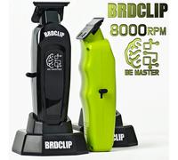 BRDCLIP tondeuse à cheveux électrique professionnelle BRD 107 tondeuse à cheveux pour homme 8000 tr/min avec Base 2000mAh salon de coiffure Machine à découper GR-107 Blade O