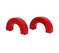 BRDQIMC Compatible avec Le Crochet de remorquage de remorque Rouge 1500 2007-2024(4PCS)