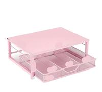 BRDQIMC Petit Support De Bureau Rose - Support for Ordinateur Portable Et Écran avec Tiroir De Rangement, Accessoires De Bureau for La Maison.