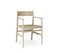 Brdr. Chaise de Salle à Manger Krüger Heritage avec Accoudoirs et Dossier en Chêne Massif