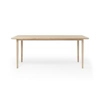 Brdr. Krüger Arv Table de Salle à Manger 90 x 180 cm Chêne Blanc Huilé