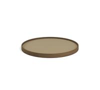 Brdr. Krüger Bølling Plateau Ø50 Chêne Fumé avec Panneaux en Beige/Brun