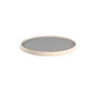 Brdr. Krüger Bølling Plateau Ø50 Hêtre Huilé avec Assiette en Gris/Gris Foncé