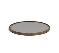 Brdr. Krüger Bølling Plateau Ø60 Chêne Fumé avec Plateau Gris/Gris Foncé