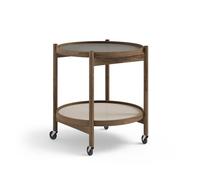Brdr. Krüger Bølling Table Plateau Ø50 Chêne Fumé avec Plateaux Gris/Gris Foncé