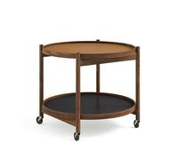 Brdr. Krüger Table roulante Bølling Tray Table model 60 clay. structure en noyer huilé