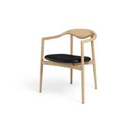 Brdr. Krüger Jari Chaise de Salle à Manger Chêne/Cuir Noir