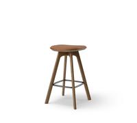 Brdr. Krüger Pauline Tabouret de Bar H65 Chêne Fumé/Cuir Brandy