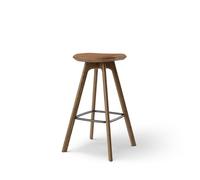 Brdr. Krüger Pauline Tabouret de Bar H75 Chêne Fumé/Cuir Brandy