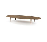 Brdr. Krüger Jari Table Basse Ellipse 180x80 cm Chêne Fumé